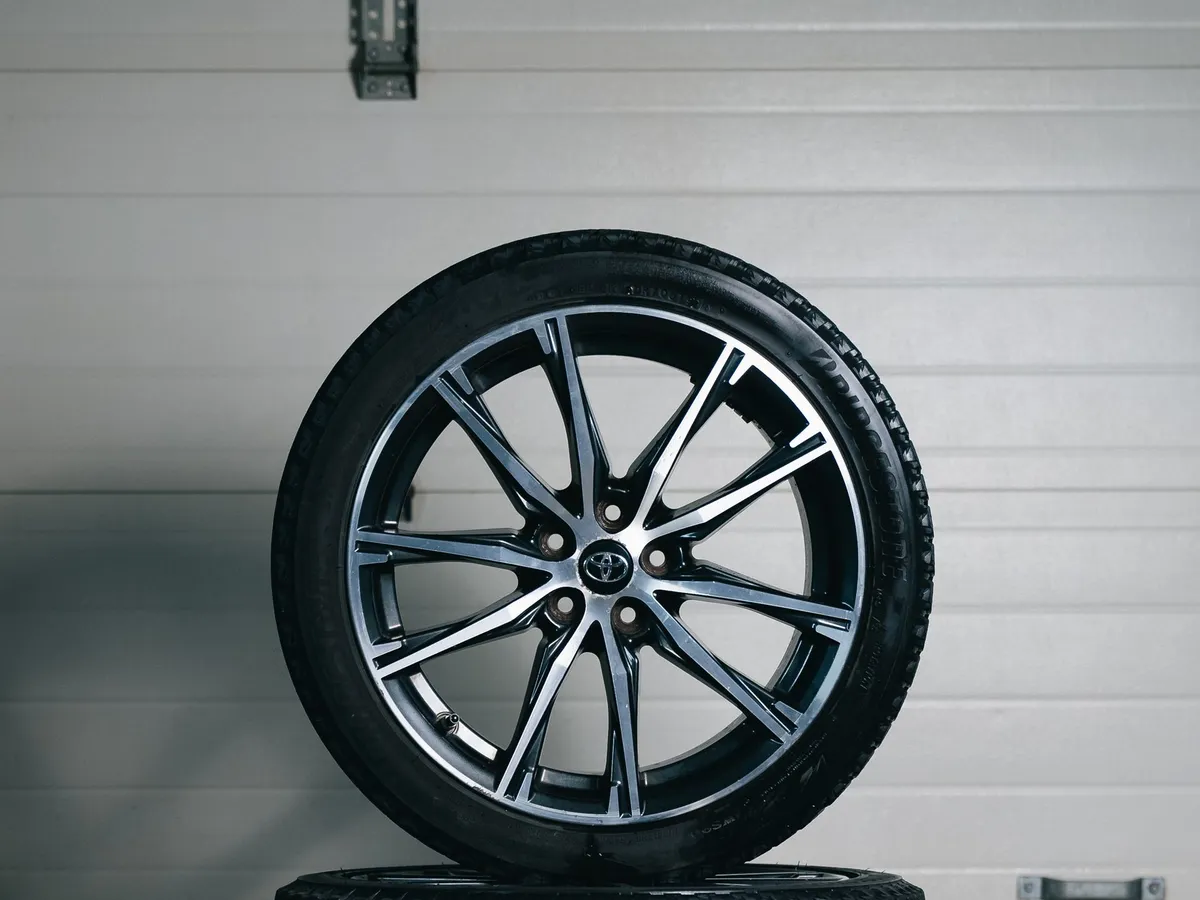 New tyre fitted to an alloy wheel at The Tyre Warehouse Wellington